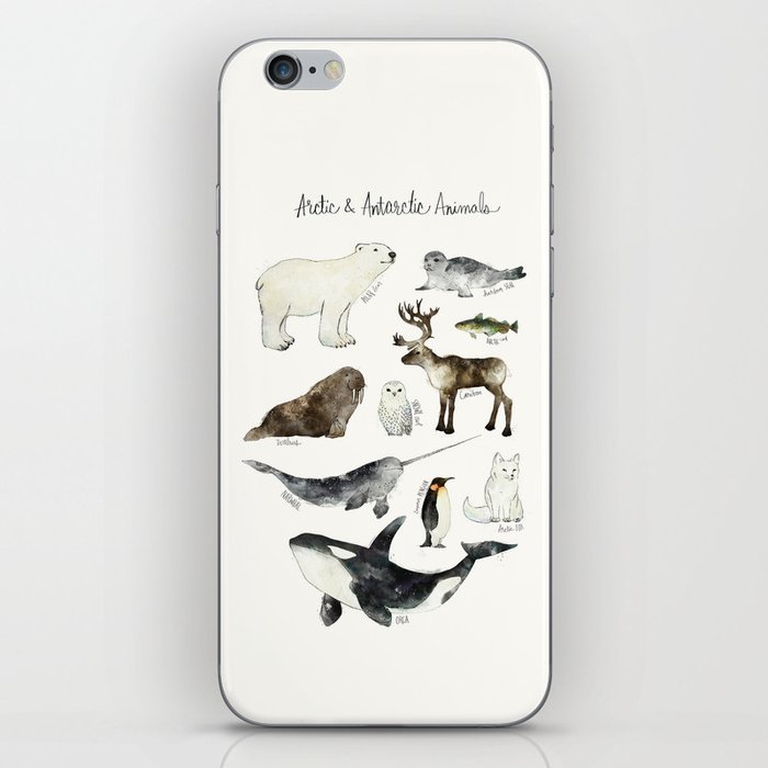Arctic & Antarctic Animals iPhone Skin