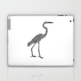 Squiggle Egret Laptop Skin