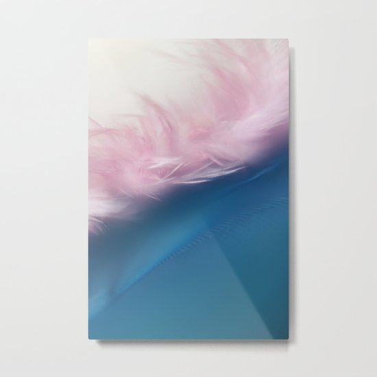 Feather Light Metal Print