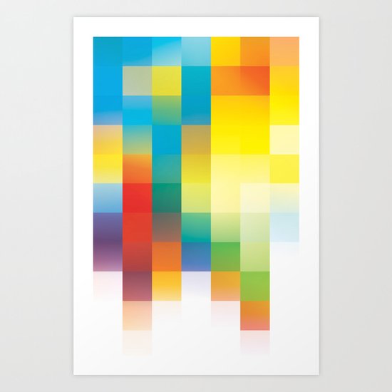 Mosaic Art Print