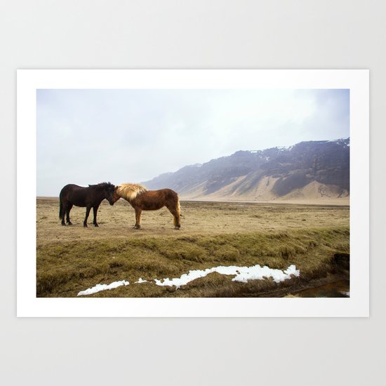 Never give me up Art Print