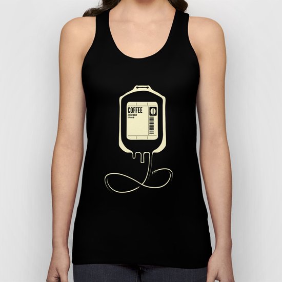 Coffee Transfusion Unisex Tank Top