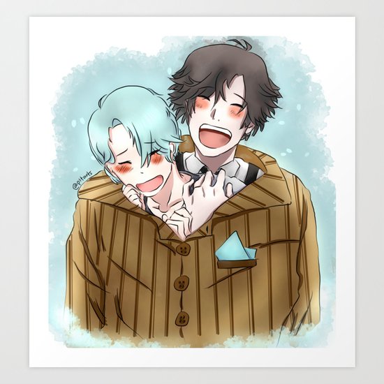 Mystic Messenger Chibi Jumin And V Art Print By Pltarts Society6