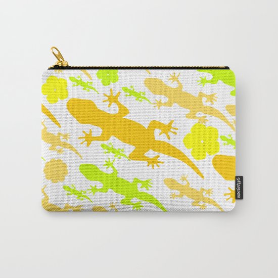 Lizards in yellow and green Carry-All Pouch