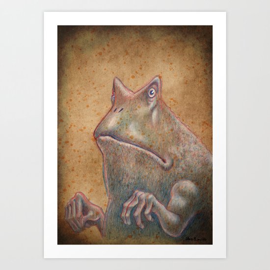Medieval monster XIII Art Print