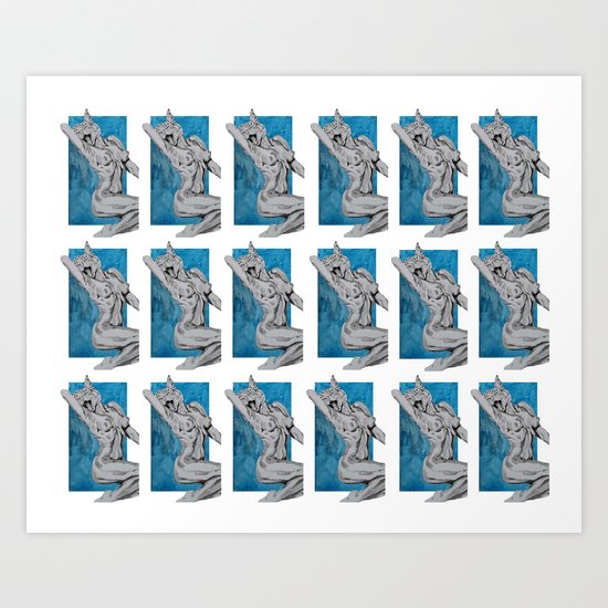 Kitties & Titties No.1 Montage Art Print