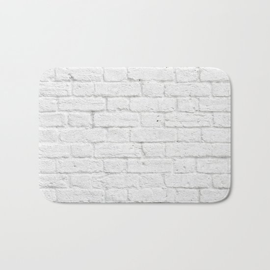 Brick Wall Bath Mat