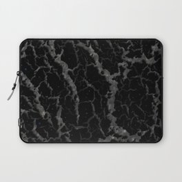 Cracked Space Lava - Glitter Black Laptop Sleeve
