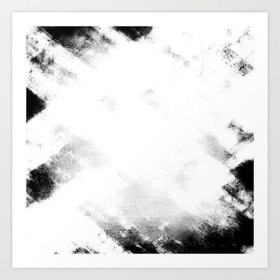 Black & White Abstract Series ~ 2 Art Print