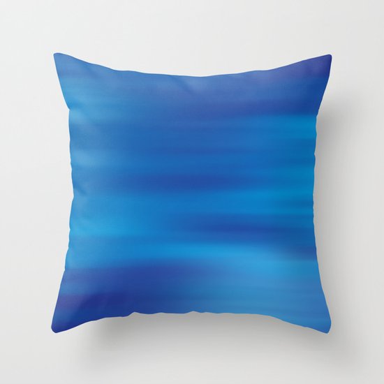 True Blue Throw Pillow
