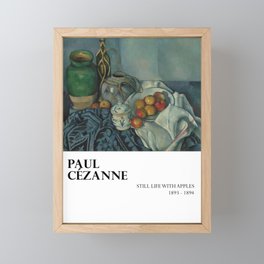 Still life - Paul Cézanne Framed Mini Art Print