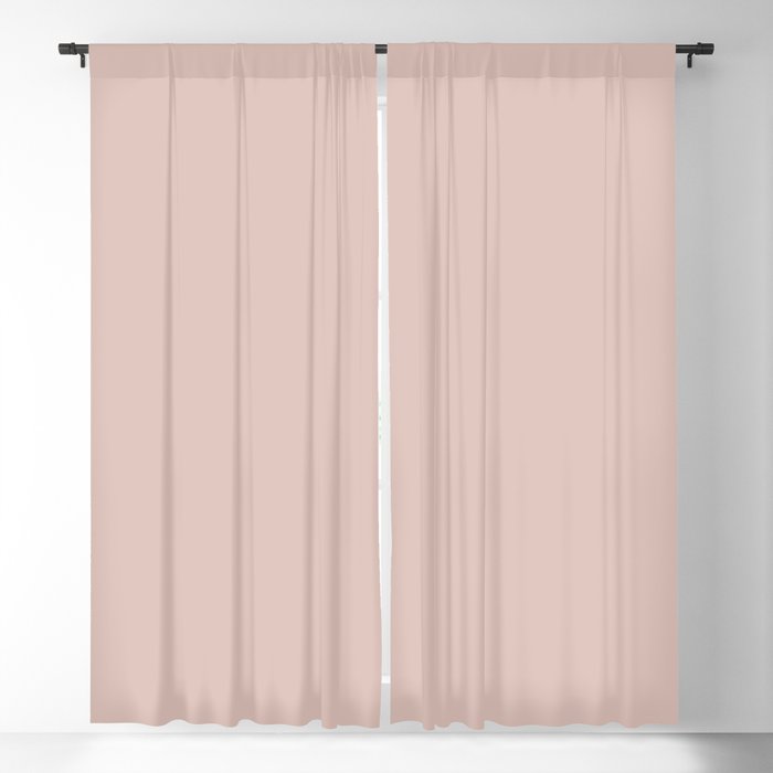 Pastel Lace Solid Color Accent Shade Matches Sherwin Williams Pink Shadow SW 0070 Blackout Curtain