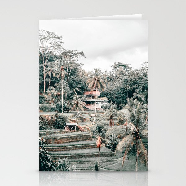 Green Bali Indonesia Stationery Cards