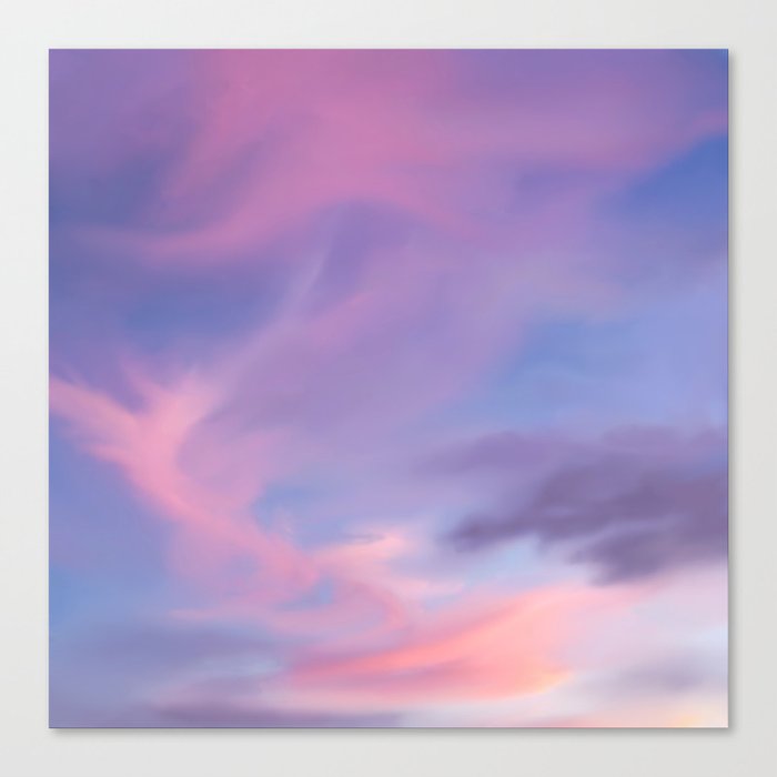 Pink dream Cloudscape  Canvas Print