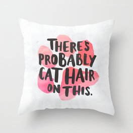 There's Probably Cat Hair On This Throw Pillow