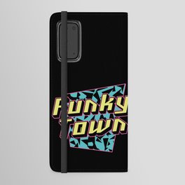 Funky Town 80s aesthetic shirts and gifts Android Wallet Case