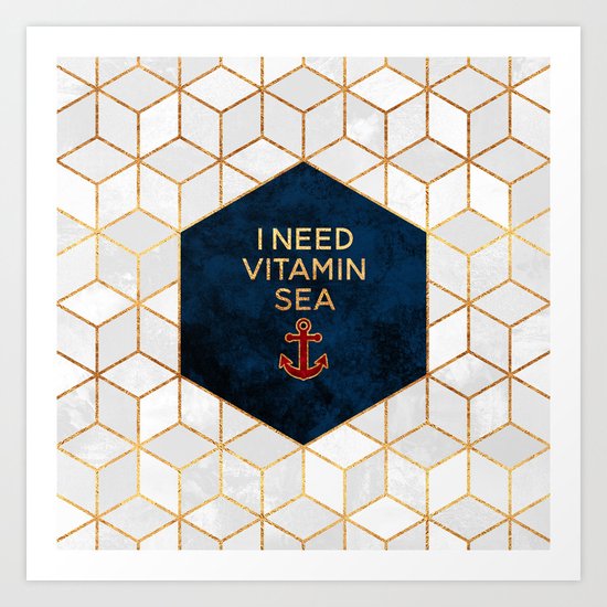 I need vitamin sea Art Print