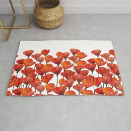 Poppies! Area & Throw Rug