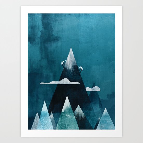 The Race Art Print