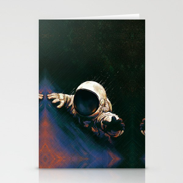 Astronaut in Danger Stationery Cards