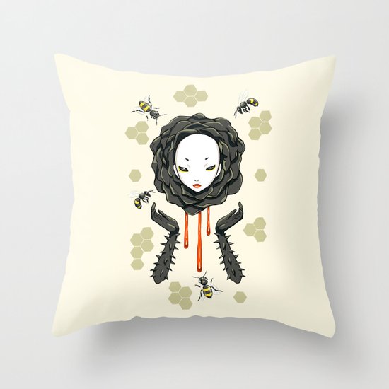 Honey Throw Pillow