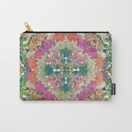 Mr Lincoln - Rose, Passion Flower and Butterfly Mandala Carry-All Pouch