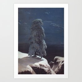 In the Wild North Ivan Shishkin Art Print