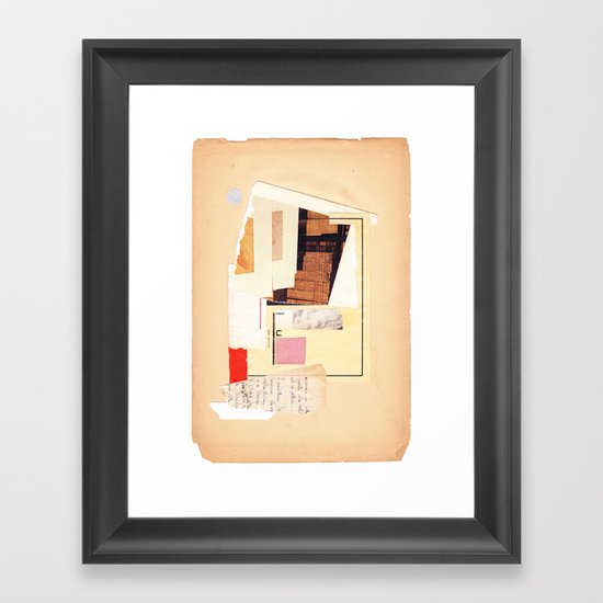 geometric exp #01 Framed Art Print