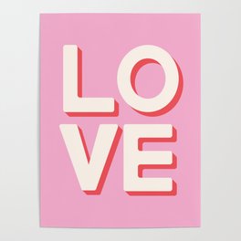 Love Pink Poster