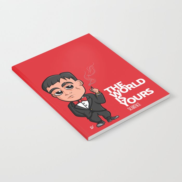 Scarface The World Is Yours Notebook By Wallacedesignco