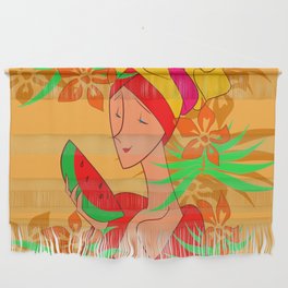 Tropical lady Wall Hanging