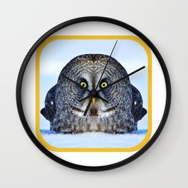 Chonky Owl Wall Clock