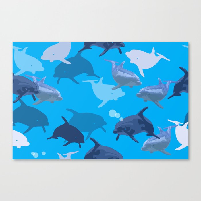 Aquaflage Canvas Print