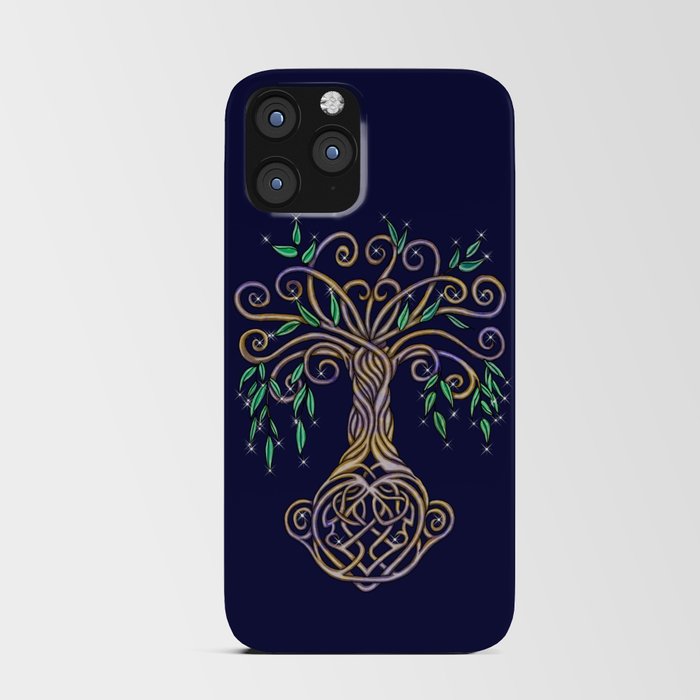 Celtic Tree of Life Nature Colored iPhone Card Case