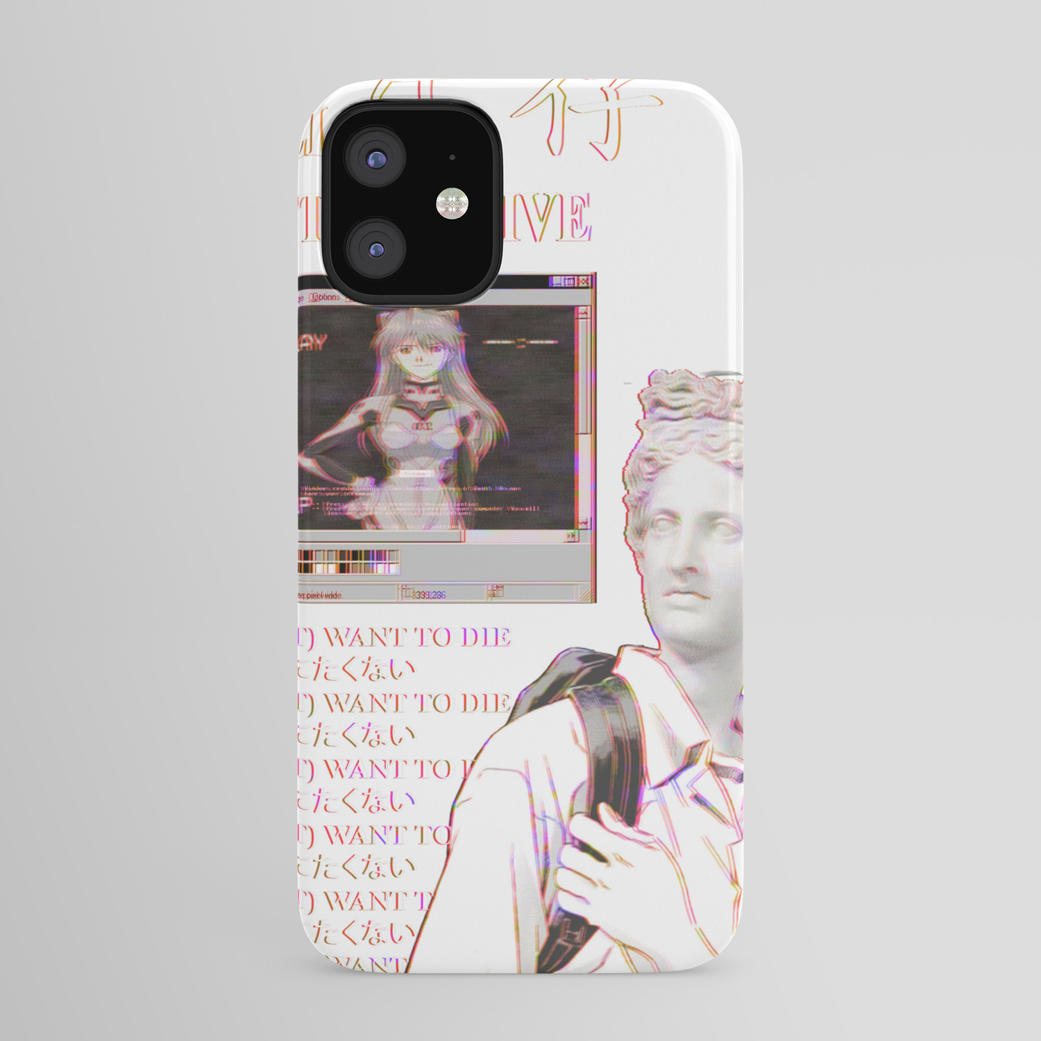You Will Not Survive Evangelion Sad Japanese Anime Aesthetic Iphone Case By Poser Boy Society6 You Will Not Survive Evangelion Sad Japanese Anime Aesthetic Iphone Case By Poser Boy Society6