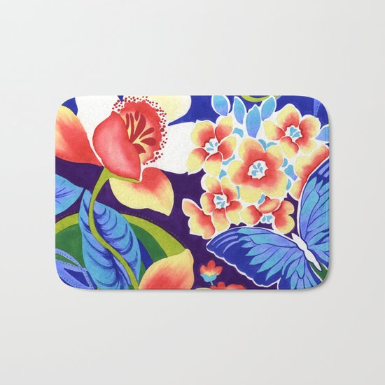 Whimsical Garden Bath Mat