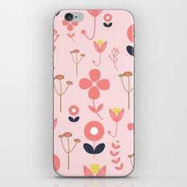 Flower Pattern Design iPhone Skin