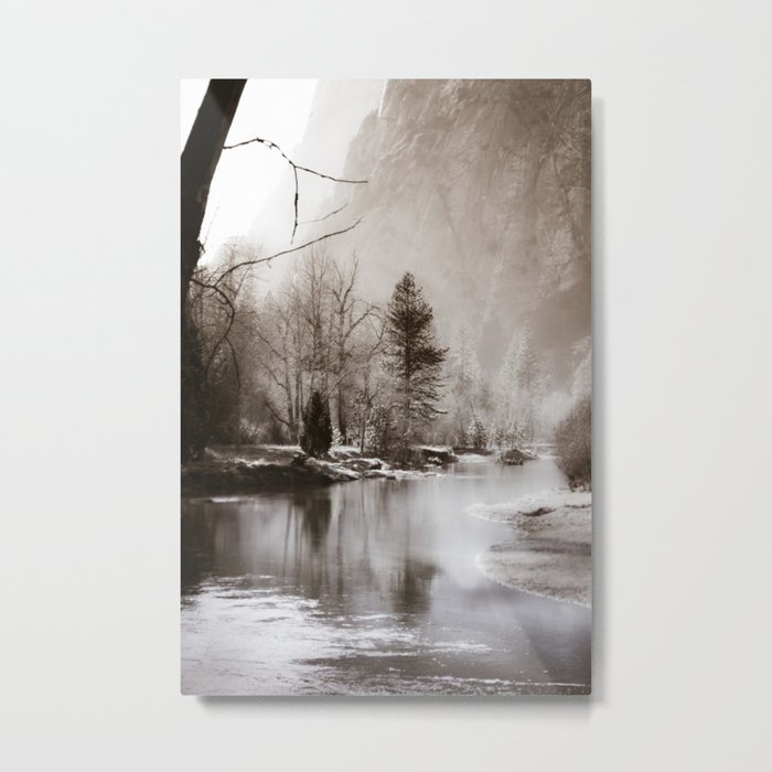 Flow, River, Flow -- The Merced River Flows Through Yosemite Metal Print