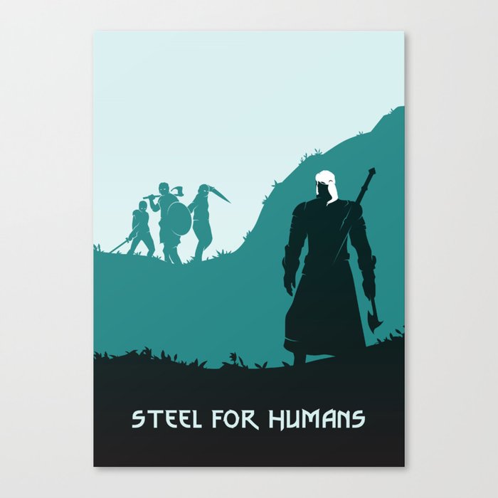Steel For Humans Remastered Canvas Print