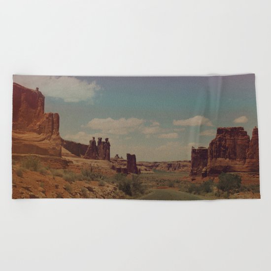 Utah Exploring Beach Towel