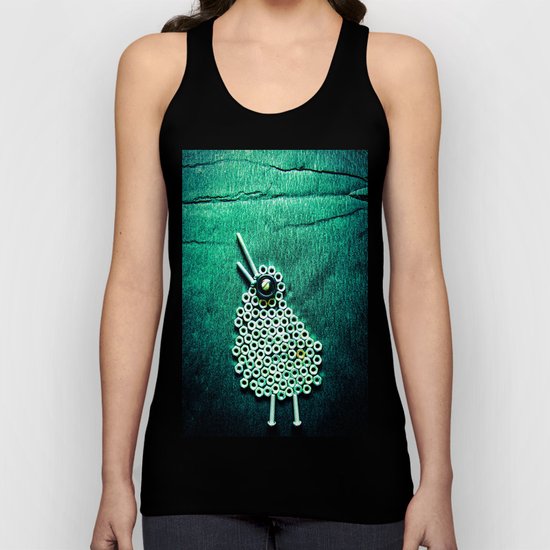 Night Habitat ...Kiwi Unisex Tank Top