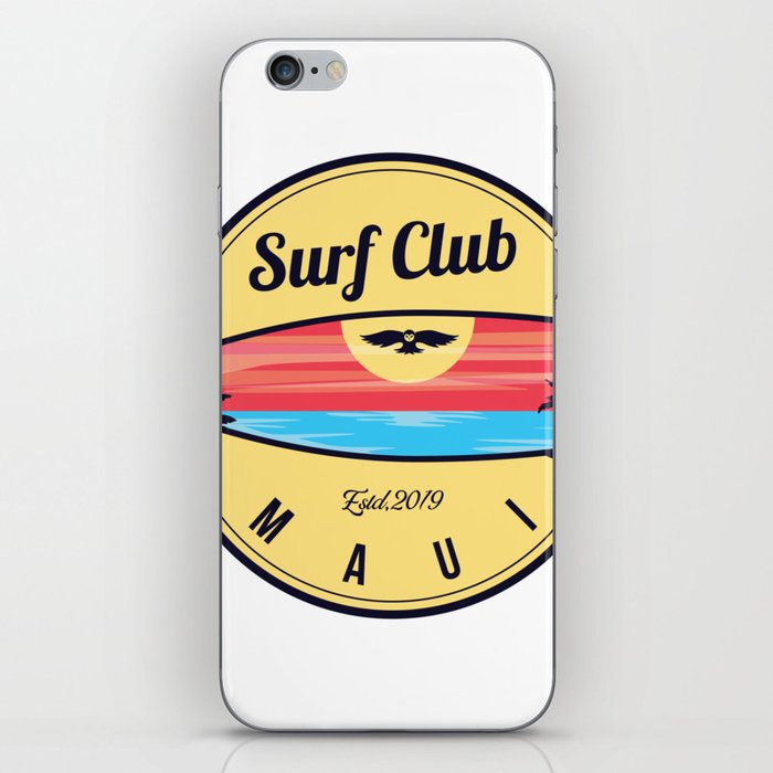 Maui surf beach iPhone Skin