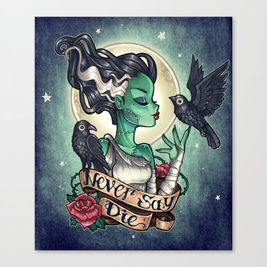 Never Say Die Canvas Print