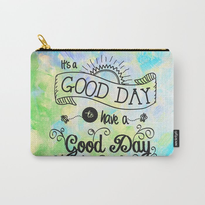 It's a Colorful Good Day by Jan Marvin Carry-All Pouch