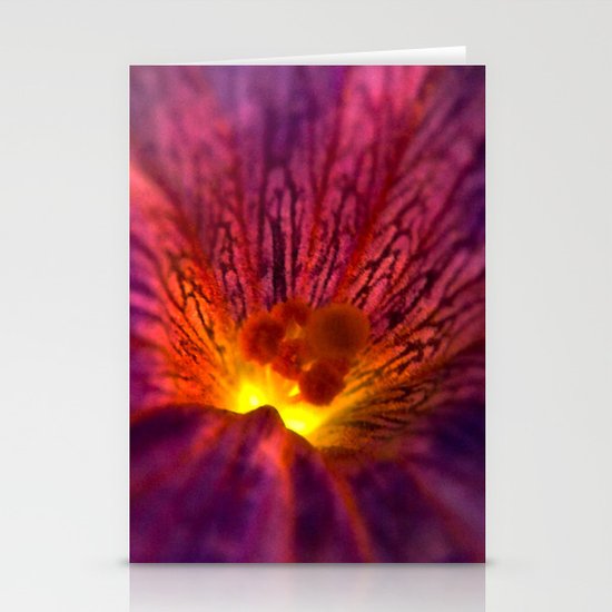 Purple Flower Stationery Cards