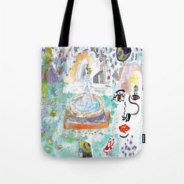 Garden of the Sacred Rose Tote Bag