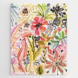 Matisse Style Flowers Jigsaw Puzzle
