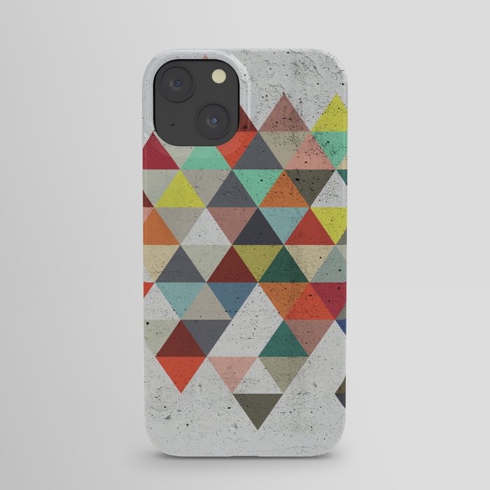 Colorful Triangles iPhone Case