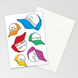 Regular Show Hats Stationery Cards