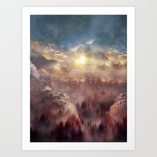 Wish You Were Here Chapter I (Color option) Art Print